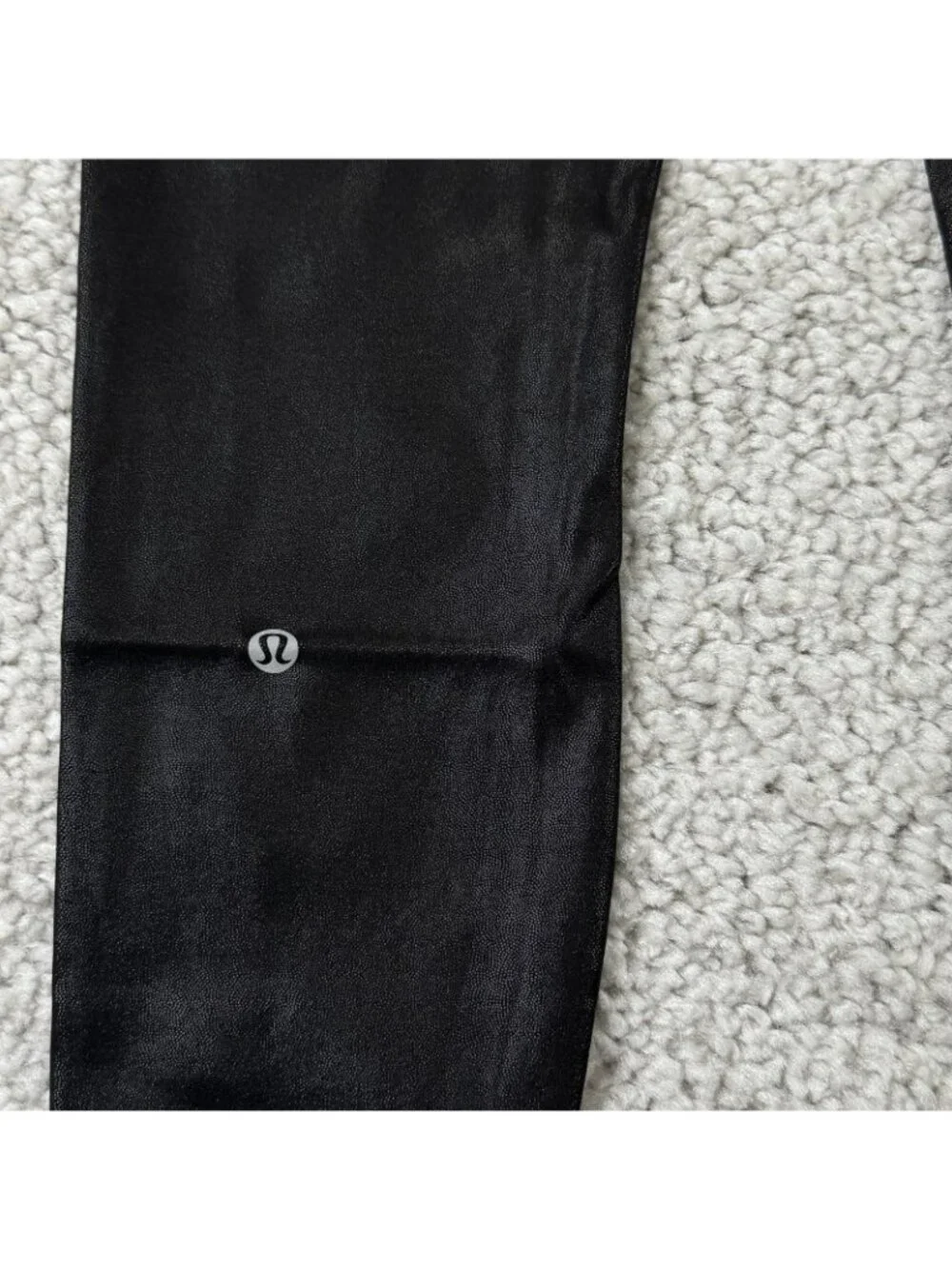 Lululemon Wunder Under Train Tight Legging Radiate Foil Black Womens 8